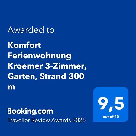 Ferienwohnung 3-Zimmer, 58 qm mit Garten, zum Strand 300 m mit Komfort-Ausstattung Timmendorfer Strand Exterior foto